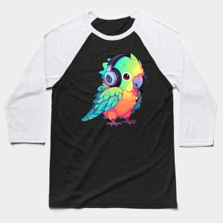 Parrot Headphones Baseball T-Shirt